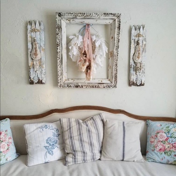 Vintage shabby chic candle holder - Picture 9 of 10